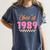 Class Of 1989 School Graduation Meetup Reunion Women's Comfort Colors T-Shirt Denim