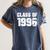 Class Of 1996 High School College Graduation Reunion Women's Comfort Colors T-Shirt Denim