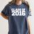 Class Of 2016 Senior Graduation Novelty Fashion T Shirt Top Women's Comfort Colors T-Shirt Denim