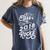 Class Of 2018 Rocks Seniors Graduation 2018 Women's Comfort Colors T-Shirt Denim