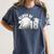 Class Of 2018 Shirts Graduation Senior Golf Women's Comfort Colors T-Shirt Denim