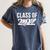 Class Of 2022 Graduation Senior Baseball Player Women's Comfort Colors T-Shirt Denim