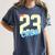 Class Of 2023 Seniors 23 Crew Senior Graduation Idea Women's Comfort Colors T-Shirt Denim