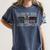 Class Of 2024 Level Complete Video Gamer Senior Graduation Women's Comfort Colors T-Shirt Denim