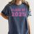 Class Of 2025 High School Graduation Date Graduate T Shirt Women's Comfort Colors T-Shirt Denim