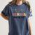 Class Of 2025 Senior 25 High School Graduation Women's Comfort Colors T-Shirt Denim