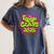Class Of 2025 Senior Fresh 90s TV Style Retro Graduation Women's Comfort Colors T-Shirt Denim