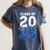 Class Of 2025 Senior Graduation 2025 Blue Women's Comfort Colors T-Shirt Denim