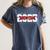 Class Of 2025 Senior Graduation 2025 And Red Women's Comfort Colors T-Shirt Denim