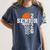 Class Of 2026 Basketball Senior 26 Player Team Graduation Women's Comfort Colors T-Shirt Denim