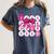 Class Of 2026 Senior Coquette Pink Bow Graduation Family Premium Tri-Blend Women's Comfort Colors T-Shirt Denim