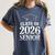 Class Of 2026 Senior Graduation School College Women's Comfort Colors T-Shirt Denim