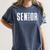 Class Of 2026 Senior Themed Graphic Art Graduation Women's Comfort Colors T-Shirt Denim