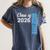 Class Of 2026 Senior Shirt Graduation 2026 Women's Comfort Colors T-Shirt Denim