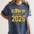 Class Of 2026 Shirt Graduation Women's Comfort Colors T-Shirt Denim