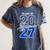Class Of 2027 Senior 2027 Graduation Women's Comfort Colors T-Shirt Denim