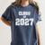 Class Of 2027 Shirt Senior Graduation 2027 Women's Comfort Colors T-Shirt Denim