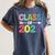 Class Of 2028 Colorful Graduation Women's Comfort Colors T-Shirt Denim