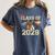 Class Of 2028 High School Graduation Senior 2028 Women's Comfort Colors T-Shirt Denim