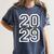 Class Of 2029 Graduating School Class Of 2029 Graduation Women's Comfort Colors T-Shirt Denim