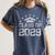 Class Of 2029 Grow With Me Graduation Back To School Women's Comfort Colors T-Shirt Denim