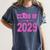 Class Of 2029 Pink Girls Shirt Graduation Women's Comfort Colors T-Shirt Denim