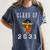Class Of 2031 Graduation First Day Of School T Shirt Women's Comfort Colors T-Shirt Denim