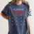 Class Of 2031 Graduation T-Shirt With Space For Hand Prints Women's Comfort Colors T-Shirt Denim