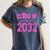 Class Of 2032 Pink Girls Shirt Graduation Women's Comfort Colors T-Shirt Denim