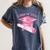 Class Of 2032 Senior 2032 Back To School 2032 Graduation Cap Women's Comfort Colors T-Shirt Denim