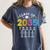 Class Of 2035 Grow With Me Checklist Graduation Women's Comfort Colors T-Shirt Denim