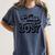 Class Of 2037 Senior Retro 2037 Grad Graduate Graduation Women's Comfort Colors T-Shirt Denim