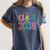 Class Of 2038 Pre K Graduate Preschool Graduation Women's Comfort Colors T-Shirt Denim