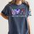 Class Of 74 1974 50th Class Reunion Tie Dye Graduation Items Women's Comfort Colors T-Shirt Denim