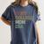 In My College Mom Era College Graduation For Mom Women's Comfort Colors T-Shirt Denim