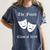 Cool Theater Graduation Tshirt Tragedy And Comedy Masks Women's Comfort Colors T-Shirt Denim