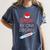 Cool Hotter By One Degree Graduation Teesadf Women's Comfort Colors T-Shirt Denim