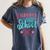 Cosmetology Graduation Tee I Survived Cosmetology School Women's Comfort Colors T-Shirt Denim