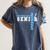 Cross Country Senior Night Senior 2025 Graduation Party 26 Women's Comfort Colors T-Shirt Denim