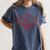 Cross Country Senior Night Senior 2025 Graduation Party 47 Women's Comfort Colors T-Shirt Denim
