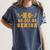 Cross Country Senior Night Senior 2025 Graduation Party 9 Women's Comfort Colors T-Shirt Denim