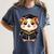 Cute Hamster Graduation Women's Comfort Colors T-Shirt Denim