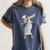 Dabbing Graduation Class Of 2025 Woman Graduation Women's Comfort Colors T-Shirt Denim