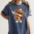 Dabbing Mexican Pizza Dance Food Lover Graduation Women's Comfort Colors T-Shirt Denim