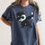 Dabbing Panda Bear Graduation Senior 2019 Shirt Women's Comfort Colors T-Shirt Denim