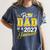 Dad Graduation Senior 2027 Proud Dad Of a 2027 Graduate Women's Comfort Colors T-Shirt Denim