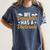 My Daughter Has A Doctorate Graduation Mom PhD Graduate Mom Women's Comfort Colors T-Shirt Denim