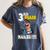 Dinosaur Graduation Cap Gown 3rd Grade Graduate Nailed It Women's Comfort Colors T-Shirt Denim