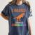 Dinosaur Graduation I Roared Through Kindergarten T-Shirt Women's Comfort Colors T-Shirt Denim