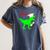 Dinosaur Rawr Diploma Grad Graduate Graduation Women's Comfort Colors T-Shirt Denim